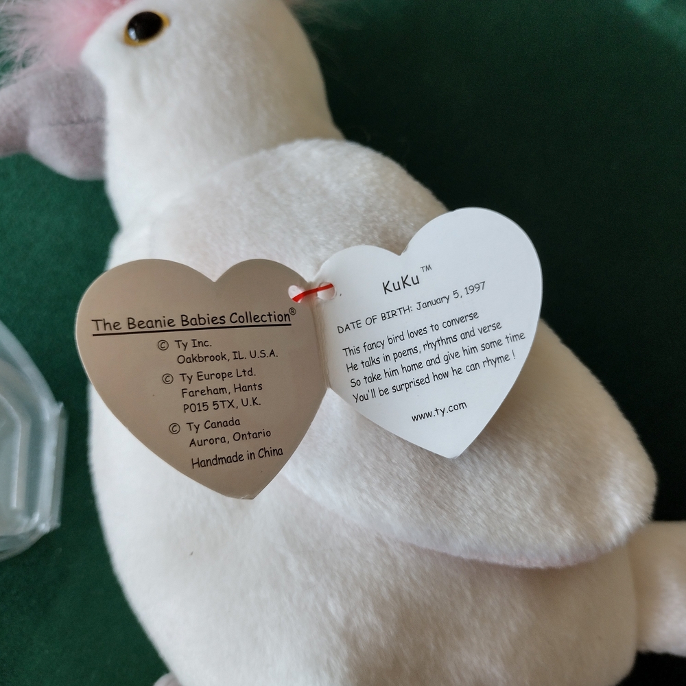 3/$21 The Beanie Baby Collection Plush Toy KuKu 1997 - Picture 6 of 8